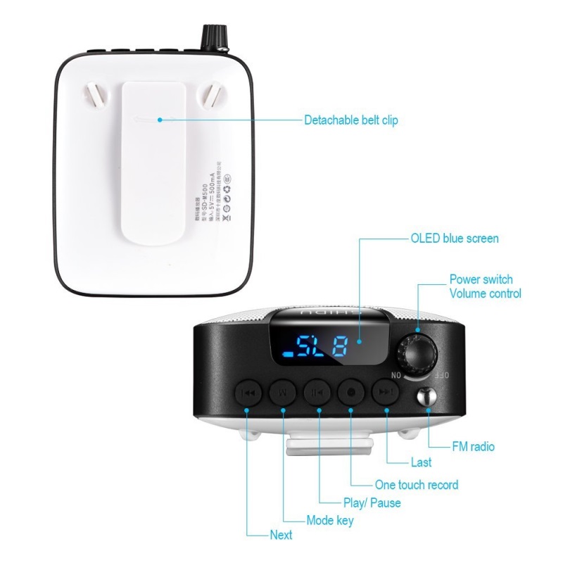Máy trợ giảng Shidu SD-M500 (có dây)