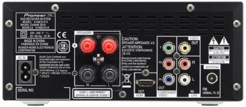 Dàn máy DVD Mini Pioneer-X-HM32V-K