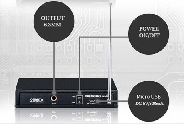 Micro để bàn không dây Takstar MS-208W